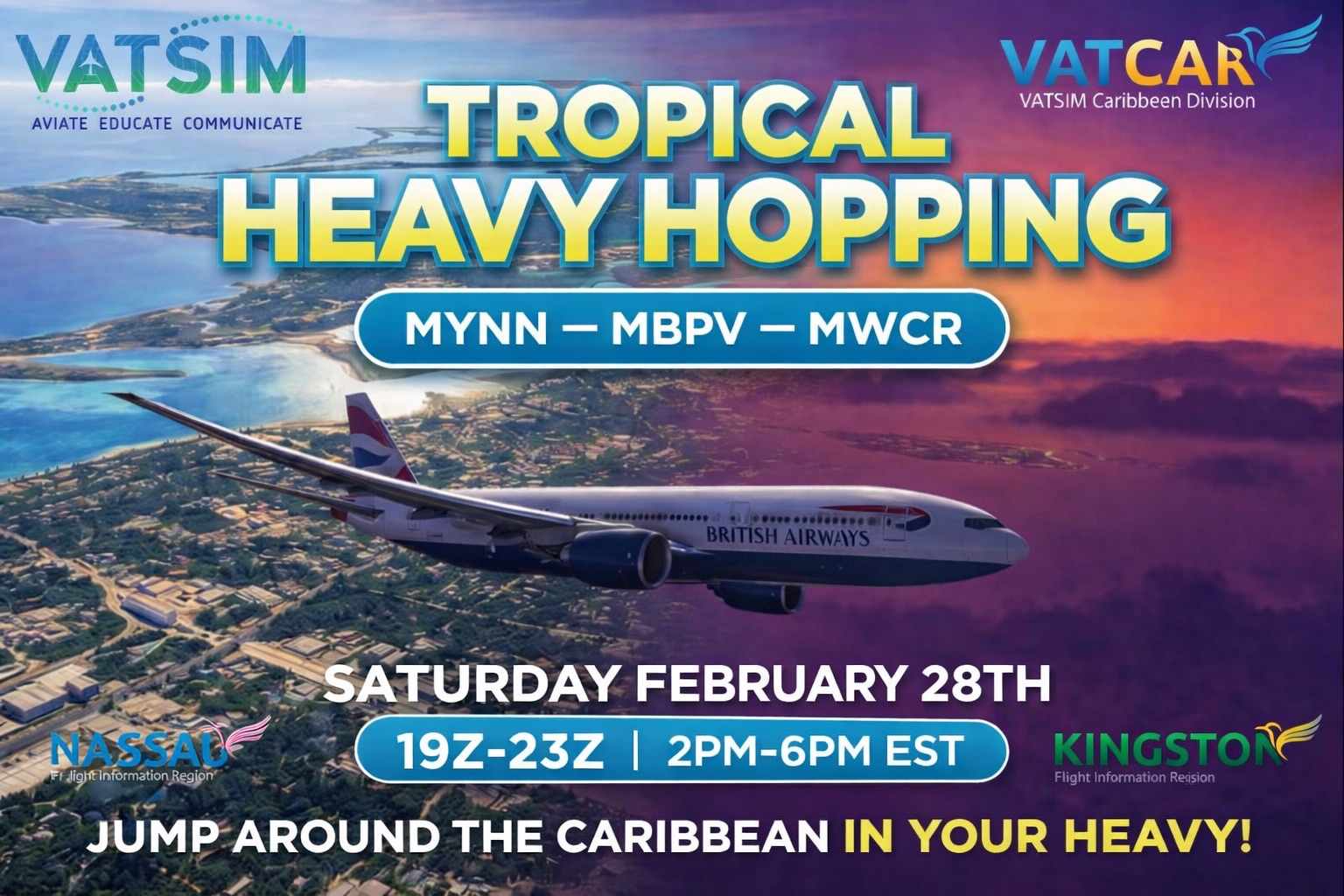 Tropical Heavy Hopping